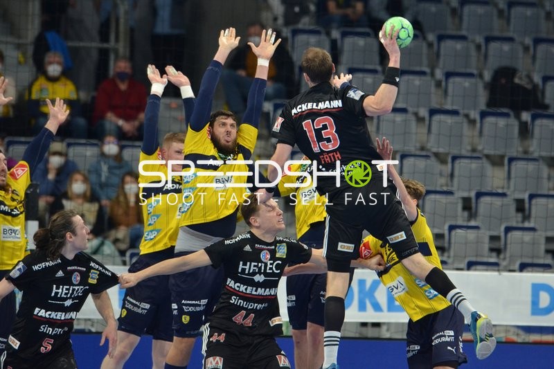Handball I Herren I Saison 2021-2022 I Liquimoly Handball Bundesliga I 20. Spieltag I Rhein-Neckar Löwen - HC Erlangen I 12.02.2022