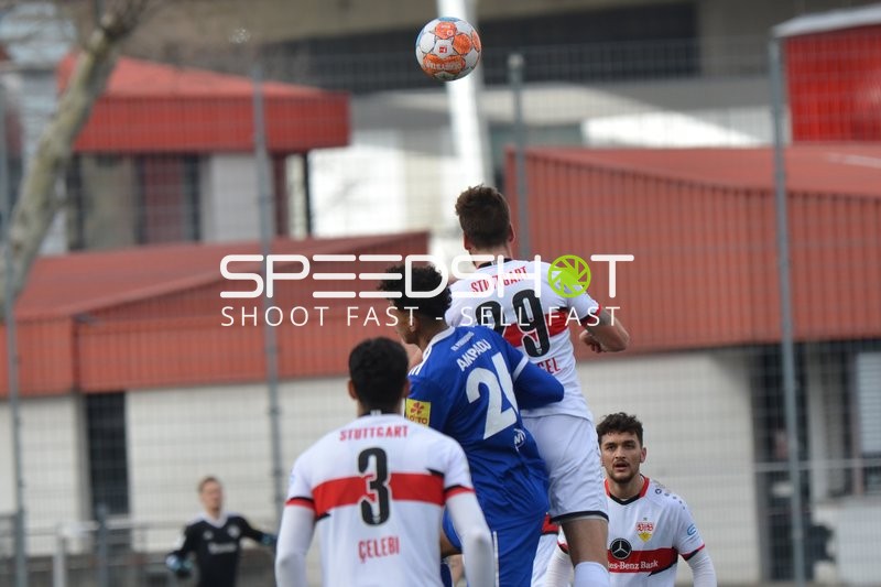 Fußball I Herren I Saison 2021-2022 I Regionalliga Südwest I 26. Spieltag I VfB Stuttgart II - FK 03 Pirmasens I 26.02.2022