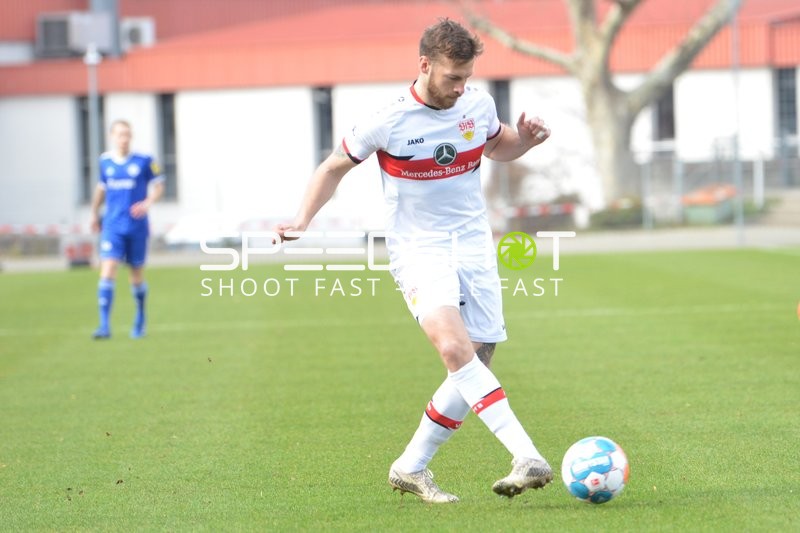 Fußball I Herren I Saison 2021-2022 I Regionalliga Südwest I 26. Spieltag I VfB Stuttgart II - FK 03 Pirmasens I 26.02.2022