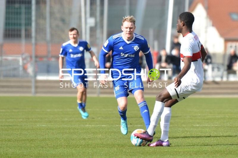 Fußball I Herren I Saison 2021-2022 I Regionalliga Südwest I 26. Spieltag I VfB Stuttgart II - FK 03 Pirmasens I 26.02.2022