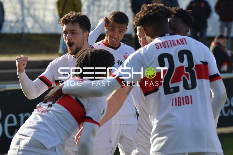 Fußball I Herren I Saison 2021-2022 I Regionalliga Südwest I 26. Spieltag I VfB Stuttgart II - FK 03 Pirmasens I 26.02.2022