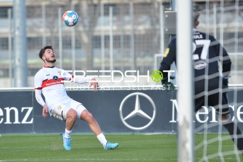 Fußball I Herren I Saison 2021-2022 I Regionalliga Südwest I 26. Spieltag I VfB Stuttgart II - FK 03 Pirmasens I 26.02.2022