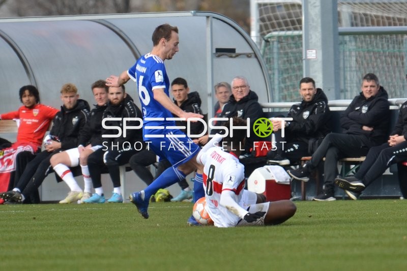 Fußball I Herren I Saison 2021-2022 I Regionalliga Südwest I 26. Spieltag I VfB Stuttgart II - FK 03 Pirmasens I 26.02.2022