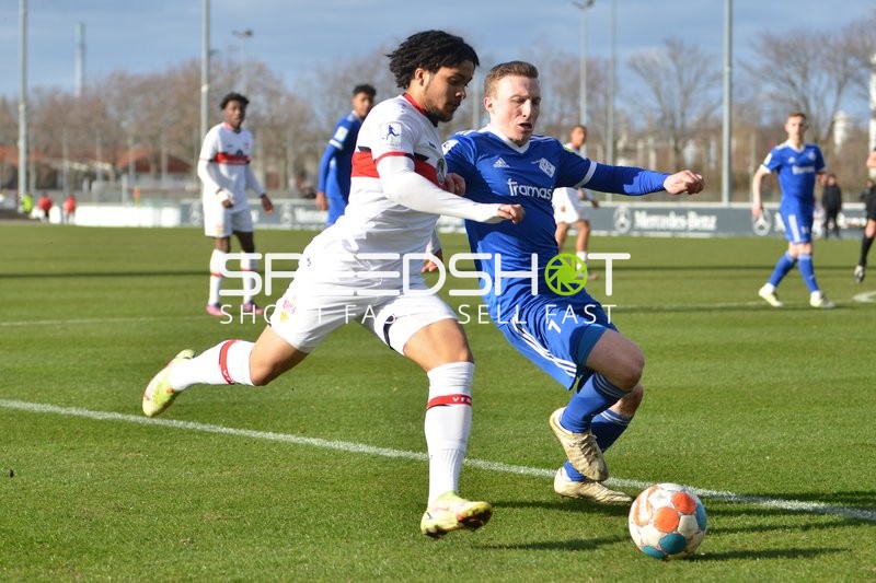 Fußball I Herren I Saison 2021-2022 I Regionalliga Südwest I 26. Spieltag I VfB Stuttgart II - FK 03 Pirmasens I 26.02.2022