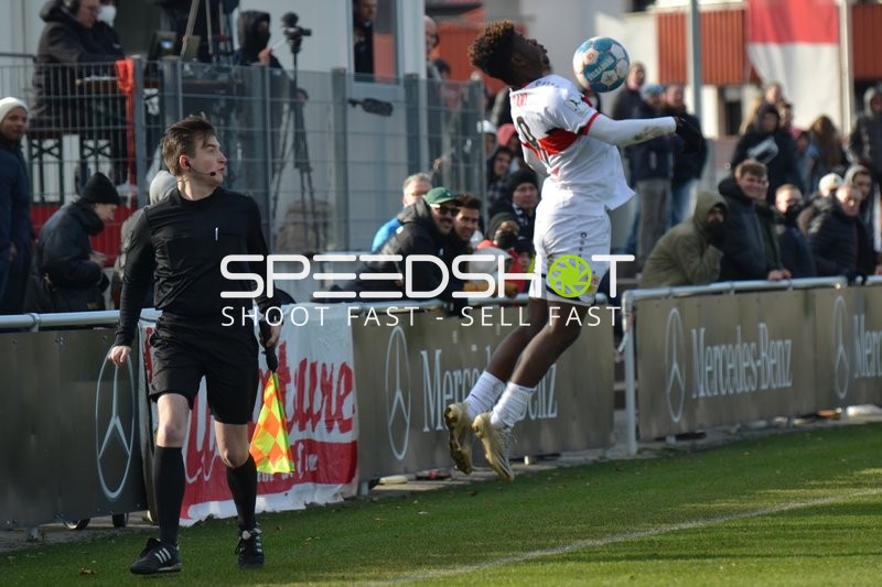 Fußball I Herren I Saison 2021-2022 I Regionalliga Südwest I 26. Spieltag I VfB Stuttgart II - FK 03 Pirmasens I 26.02.2022