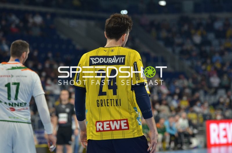 Handball I Herren I Saison 2021-2022 I Liqui Moly Handballbundesliga I 22. Spieltag I Rhein-Neckar Löwen - HSG Wetzlar I 27.02.2022