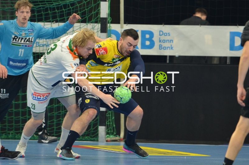 Handball I Herren I Saison 2021-2022 I Liqui Moly Handballbundesliga I 22. Spieltag I Rhein-Neckar Löwen - HSG Wetzlar I 27.02.2022