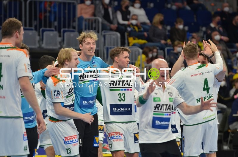 Handball I Herren I Saison 2021-2022 I Liqui Moly Handballbundesliga I 22. Spieltag I Rhein-Neckar Löwen - HSG Wetzlar I 27.02.2022