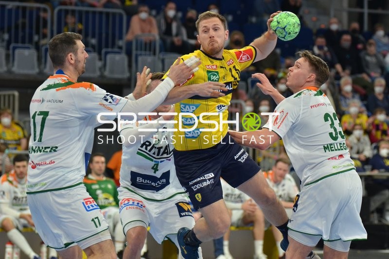 Handball I Herren I Saison 2021-2022 I Liqui Moly Handballbundesliga I 22. Spieltag I Rhein-Neckar Löwen - HSG Wetzlar I 27.02.2022