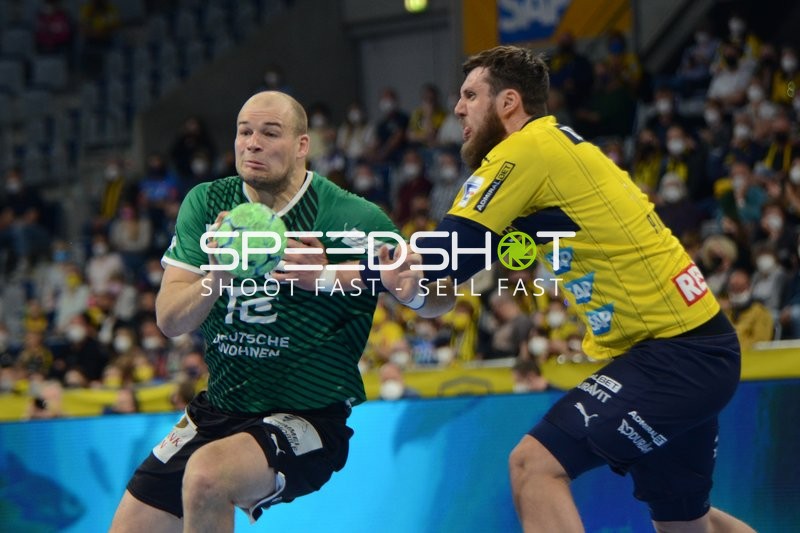 Handball I Herren I Saison 2021-2022 I Liqui Moly Handballbundesliga I 14.Spieltag I Rhein-Neckar Löwen - Füchse Berlin I 27.03.2022