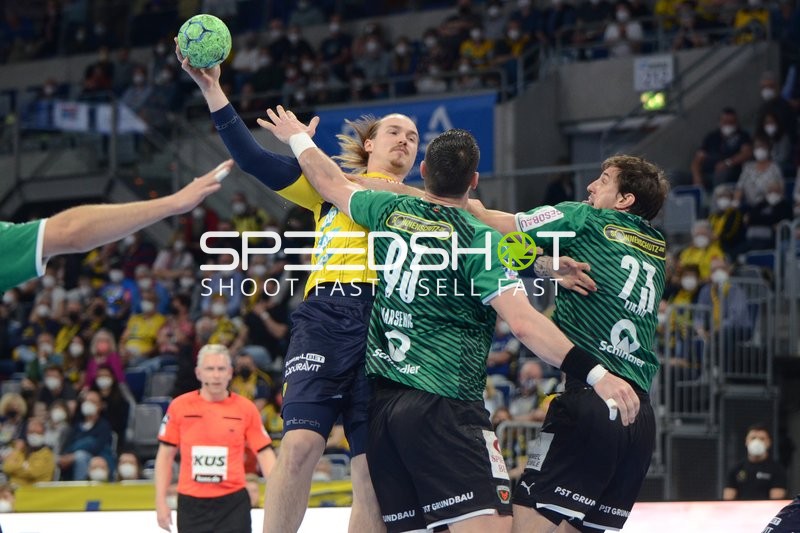 Handball I Herren I Saison 2021-2022 I Liqui Moly Handballbundesliga I 14.Spieltag I Rhein-Neckar Löwen - Füchse Berlin I 27.03.2022