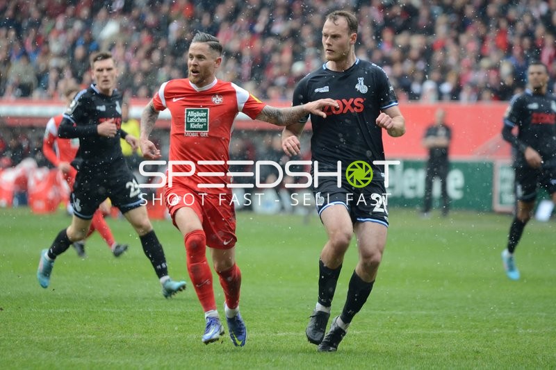 Fußball I Herren I Saison 2021-2022 I 3.Liga I 32.Spieltag I 1. FC Kaiserslautern - MSV Duisburg I 02.04.2022