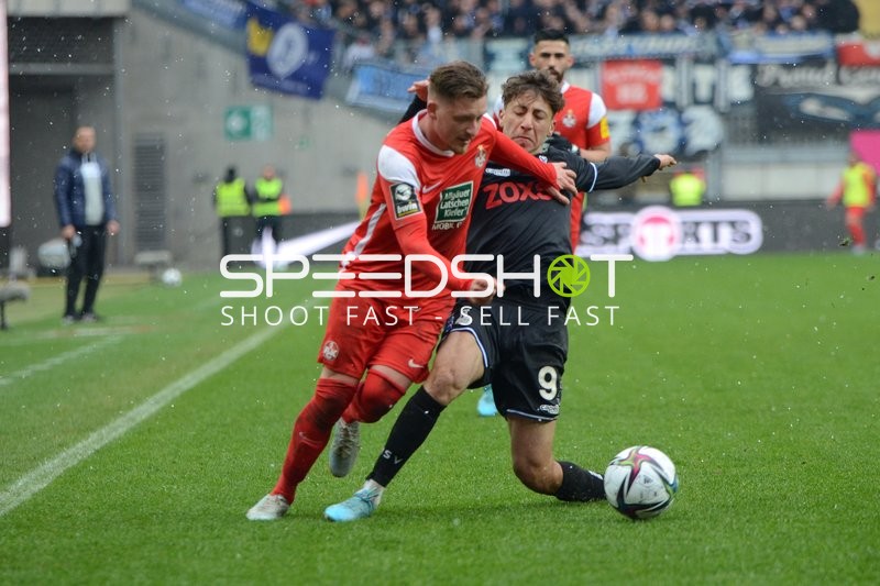 Fußball I Herren I Saison 2021-2022 I 3.Liga I 32.Spieltag I 1. FC Kaiserslautern - MSV Duisburg I 02.04.2022