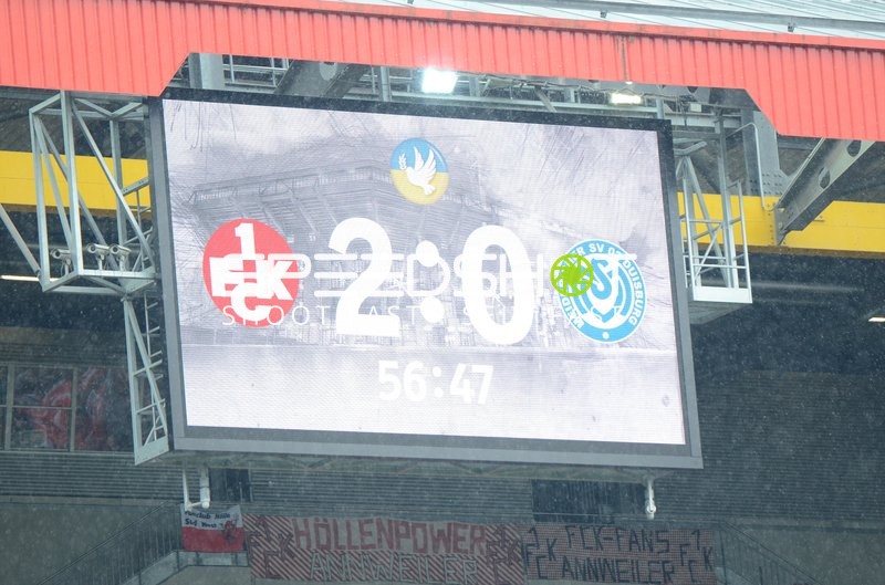 Fußball I Herren I Saison 2021-2022 I 3.Liga I 32.Spieltag I 1. FC Kaiserslautern - MSV Duisburg I 02.04.2022