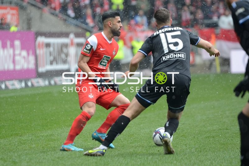 Fußball I Herren I Saison 2021-2022 I 3.Liga I 32.Spieltag I 1. FC Kaiserslautern - MSV Duisburg I 02.04.2022