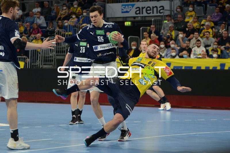 Handall I Herren I Saison 2020-2021 I Liqui Moly Handballbundesliga I 27.Spieltag I Rhein-Neckar Löwen - HSV Hamburg I 07.04.2022