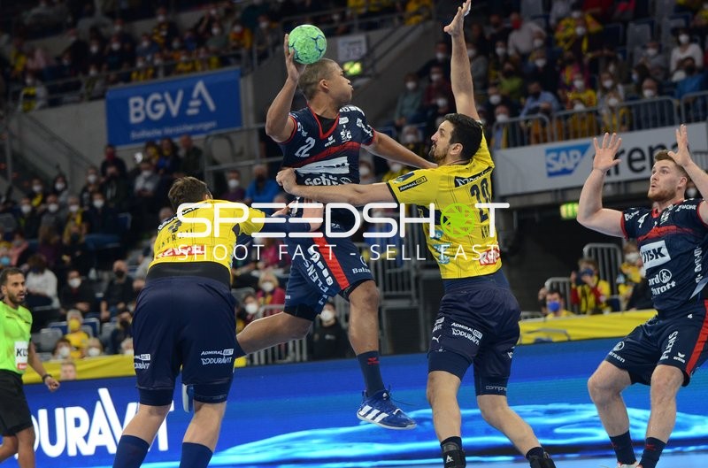 Handball I Herren I Saison 2021-2022 I Liqui Moly Handball-Bundesliga I 26.Spieltag I Rhein-Neckar Löwen - SG Flensburg-Handewitt I 02.04.2022