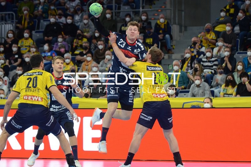 Handball I Herren I Saison 2021-2022 I Liqui Moly Handball-Bundesliga I 26.Spieltag I Rhein-Neckar Löwen - SG Flensburg-Handewitt I 02.04.2022