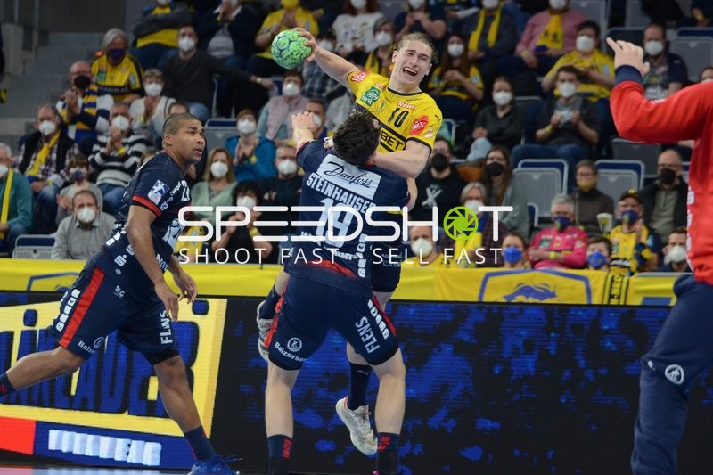 Handball I Herren I Saison 2021-2022 I Liqui Moly Handball-Bundesliga I 26.Spieltag I Rhein-Neckar Löwen - SG Flensburg-Handewitt I 02.04.2022