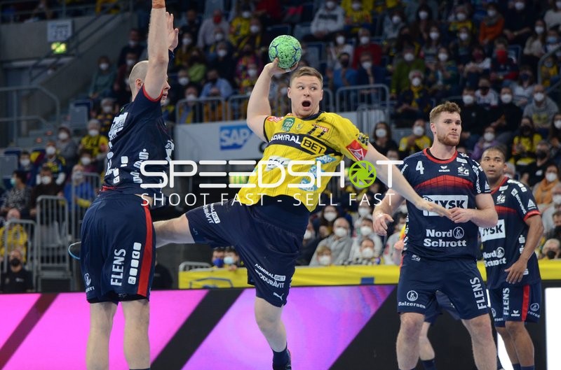 Handball I Herren I Saison 2021-2022 I Liqui Moly Handball-Bundesliga I 26.Spieltag I Rhein-Neckar Löwen - SG Flensburg-Handewitt I 02.04.2022