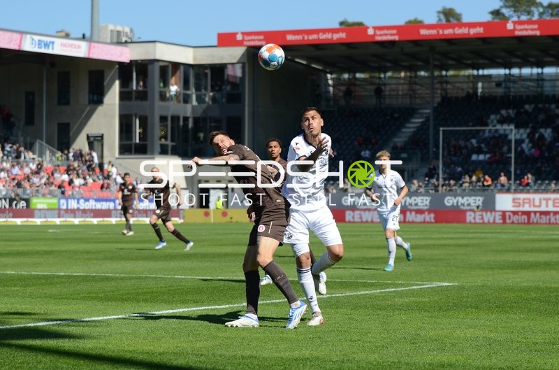 Fußball I Herren I Saison 2021-2022 I 2. Bundesliga I 30.Spieltag I SV Sandhausen - FC St. Pauli I 16.04.2022