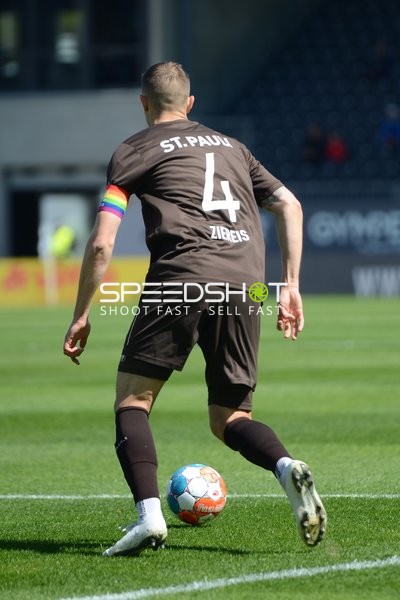 Fußball I Herren I Saison 2021-2022 I 2. Bundesliga I 30.Spieltag I SV Sandhausen - FC St. Pauli I 16.04.2022