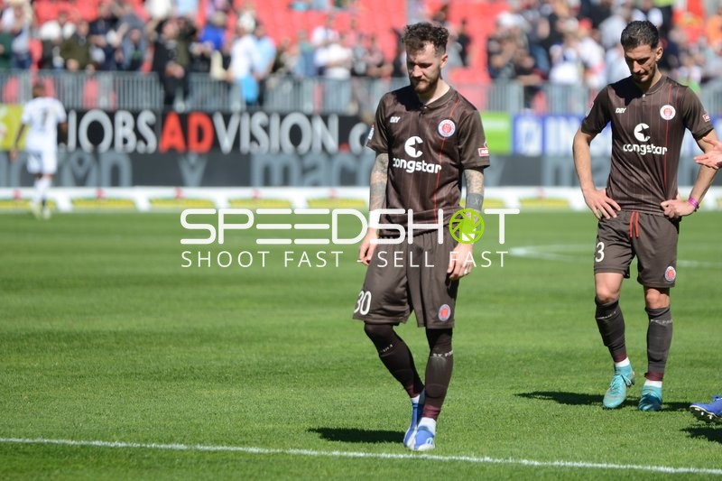 Fußball I Herren I Saison 2021-2022 I 2. Bundesliga I 30.Spieltag I SV Sandhausen - FC St. Pauli I 16.04.2022