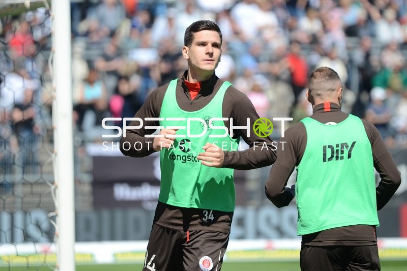 Fußball I Herren I Saison 2021-2022 I 2. Bundesliga I 30.Spieltag I SV Sandhausen - FC St. Pauli I 16.04.2022