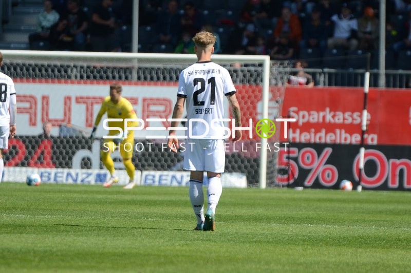 Fußball I Herren I Saison 2021-2022 I 2. Bundesliga I 30.Spieltag I SV Sandhausen - FC St. Pauli I 16.04.2022