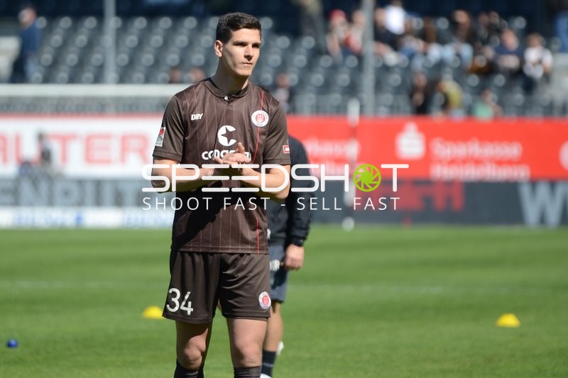 Fußball I Herren I Saison 2021-2022 I 2. Bundesliga I 30.Spieltag I SV Sandhausen - FC St. Pauli I 16.04.2022