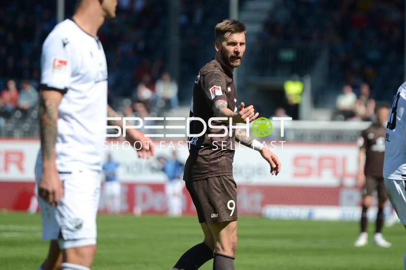 Fußball I Herren I Saison 2021-2022 I 2. Bundesliga I 30.Spieltag I SV Sandhausen - FC St. Pauli I 16.04.2022