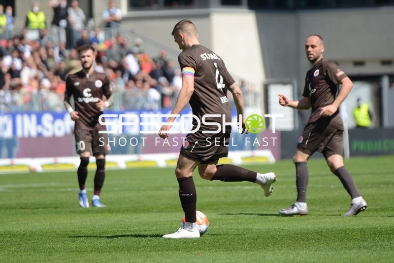 Fußball I Herren I Saison 2021-2022 I 2. Bundesliga I 30.Spieltag I SV Sandhausen - FC St. Pauli I 16.04.2022