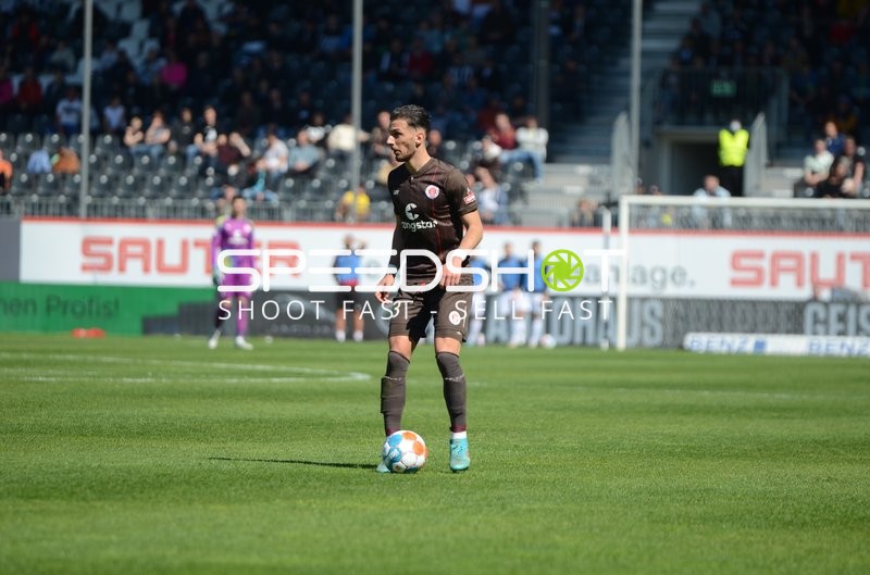Fußball I Herren I Saison 2021-2022 I 2. Bundesliga I 30.Spieltag I SV Sandhausen - FC St. Pauli I 16.04.2022