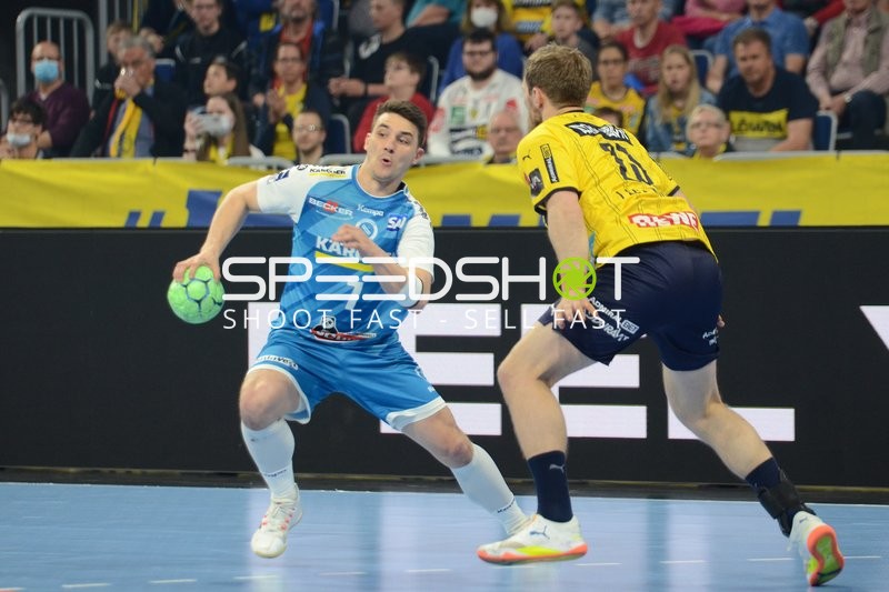 Handball I Herren I Saison 2021-2022 I Liqui Moly Handballbundesliga I 31.Spieltag I Rhein-Neckar Löwen - TVB Stuttgart I 21.04.2022