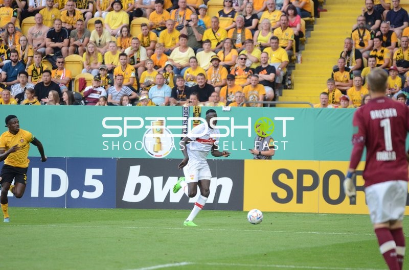 Fußball I Herren I Saison 2022-2023 I DFB-Pokal I 1. Runde I SG Dynamo Dresden - VfB Stuttgart I 29.07.2022