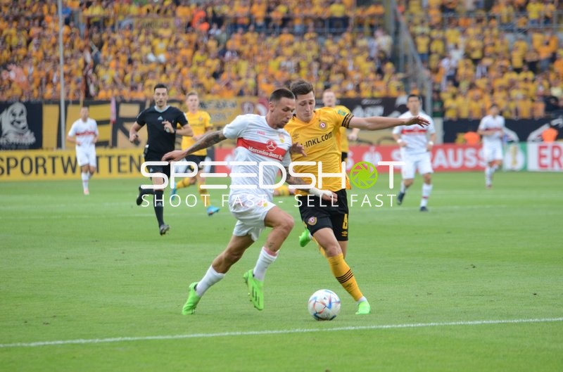 Fußball I Herren I Saison 2022-2023 I DFB-Pokal I 1. Runde I SG Dynamo Dresden - VfB Stuttgart I 29.07.2022