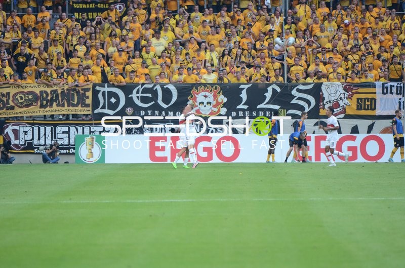 Fußball I Herren I Saison 2022-2023 I DFB-Pokal I 1. Runde I SG Dynamo Dresden - VfB Stuttgart I 29.07.2022