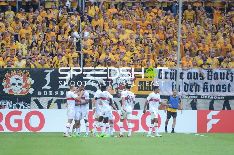 Fußball I Herren I Saison 2022-2023 I DFB-Pokal I 1. Runde I SG Dynamo Dresden - VfB Stuttgart I 29.07.2022
