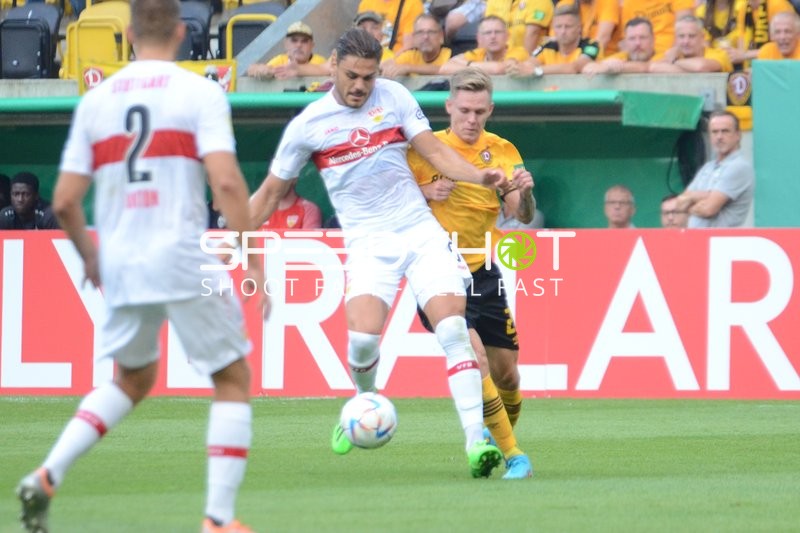 Fußball I Herren I Saison 2022-2023 I DFB-Pokal I 1. Runde I SG Dynamo Dresden - VfB Stuttgart I 29.07.2022