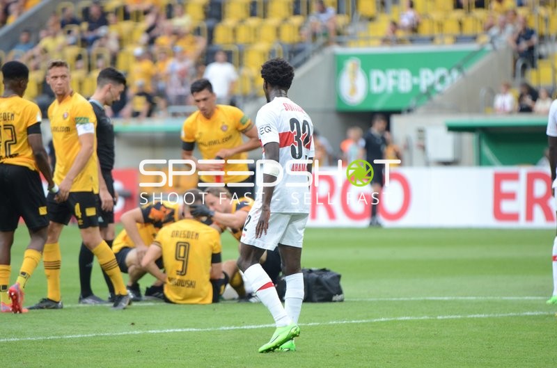 Fußball I Herren I Saison 2022-2023 I DFB-Pokal I 1. Runde I SG Dynamo Dresden - VfB Stuttgart I 29.07.2022