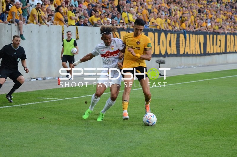 Fußball I Herren I Saison 2022-2023 I DFB-Pokal I 1. Runde I SG Dynamo Dresden - VfB Stuttgart I 29.07.2022