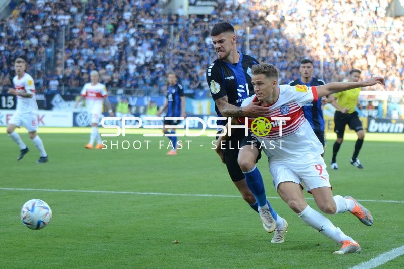 Fußball I Herren I Saison 2022-2023 I DFB-Pokal I 1. Runde I SV Waldhof Mannheim - Holstein Kiel I 31.07.2022