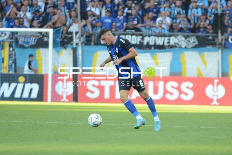 Fußball I Herren I Saison 2022-2023 I DFB-Pokal I 1. Runde I SV Waldhof Mannheim - Holstein Kiel I 31.07.2022