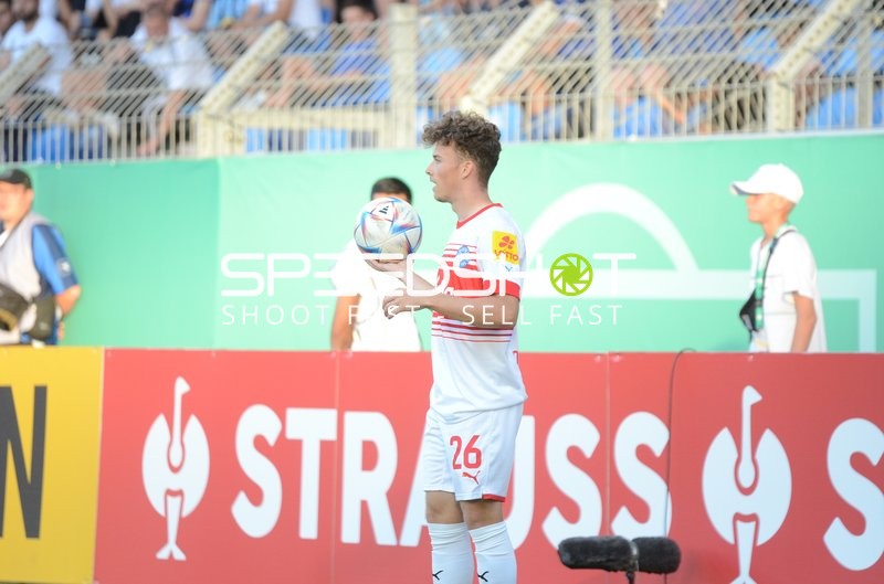 Fußball I Herren I Saison 2022-2023 I DFB-Pokal I 1. Runde I SV Waldhof Mannheim - Holstein Kiel I 31.07.2022