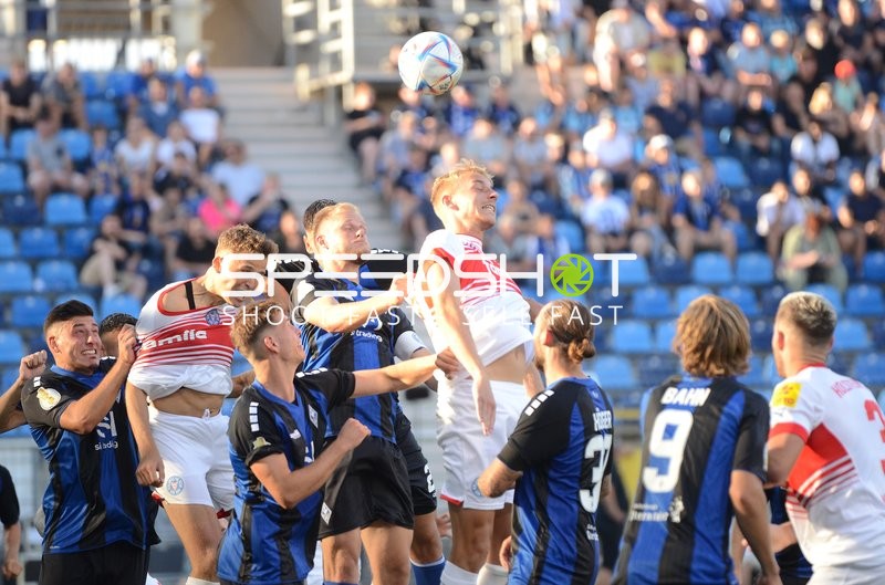 Fußball I Herren I Saison 2022-2023 I DFB-Pokal I 1. Runde I SV Waldhof Mannheim - Holstein Kiel I 31.07.2022