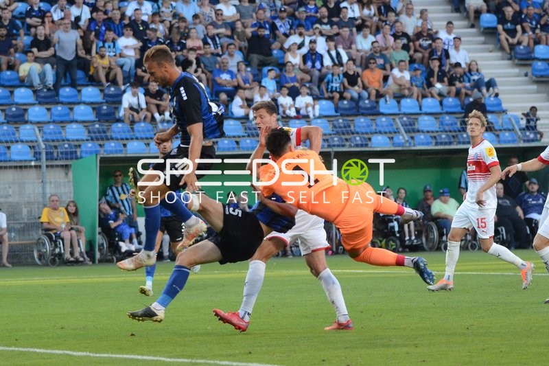 Fußball I Herren I Saison 2022-2023 I DFB-Pokal I 1. Runde I SV Waldhof Mannheim - Holstein Kiel I 31.07.2022