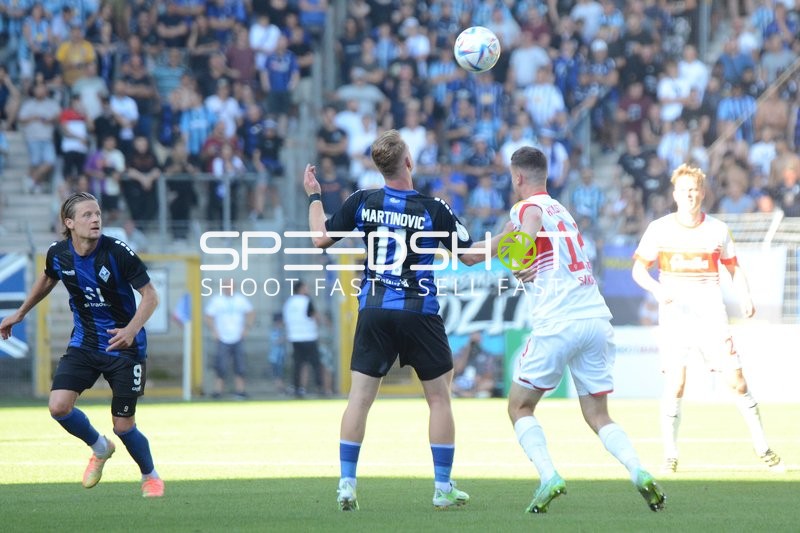 Fußball I Herren I Saison 2022-2023 I DFB-Pokal I 1. Runde I SV Waldhof Mannheim - Holstein Kiel I 31.07.2022