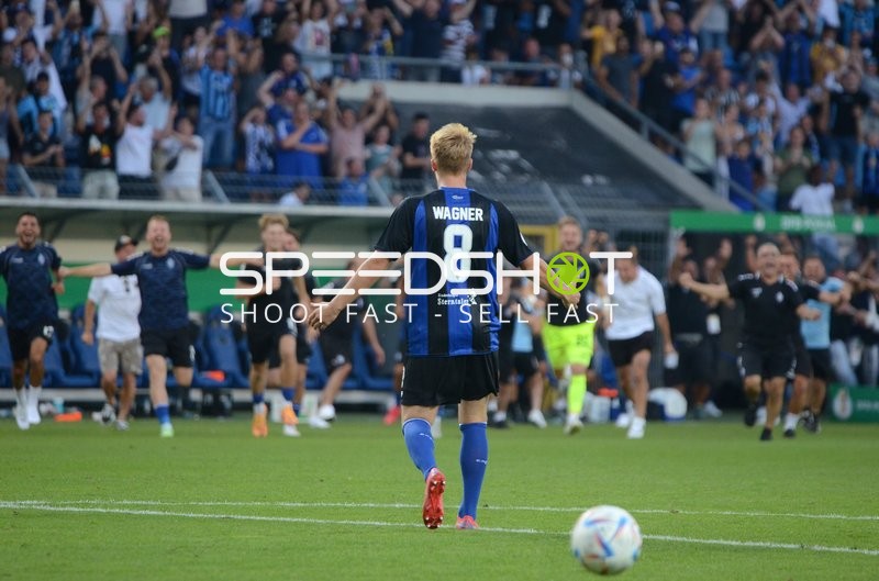 Fußball I Herren I Saison 2022-2023 I DFB-Pokal I 1. Runde I SV Waldhof Mannheim - Holstein Kiel I 31.07.2022