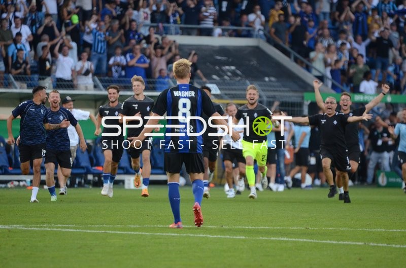 Fußball I Herren I Saison 2022-2023 I DFB-Pokal I 1. Runde I SV Waldhof Mannheim - Holstein Kiel I 31.07.2022