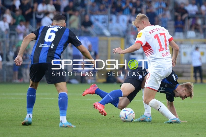 Fußball I Herren I Saison 2022-2023 I DFB-Pokal I 1. Runde I SV Waldhof Mannheim - Holstein Kiel I 31.07.2022